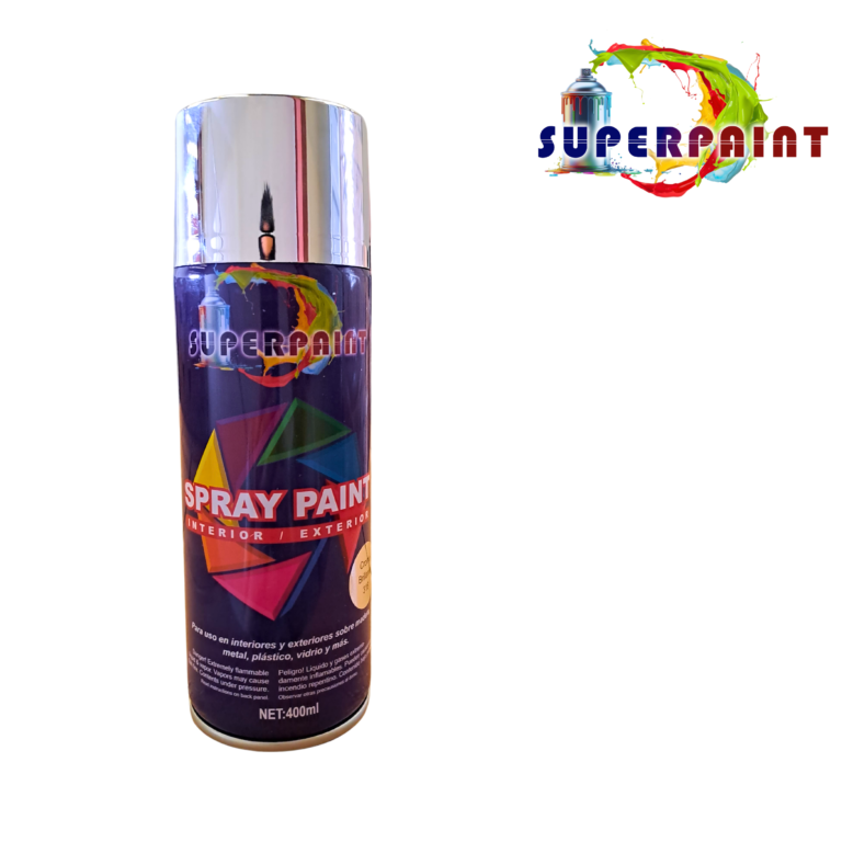 PINTURA SPRAY CROMO BRILLANTE 318 400ML SUPERPAINT - La Casa del Soldador