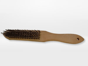 CEPILLO ALAMBRE ACERO INOX. MANGO DE MADERA 5 FILAS X16" ZAO-08G ZBT