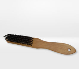 CEPILLO ALAMBRE ACERO MANGO DE MADERA 5 FILAS X16″ ZAO-08G ZBT