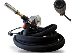 ANTORCHA SPOOL GUN 360, CONECTOR MILLER 10 PINES 8M C/POTENCIOMETRO 10K